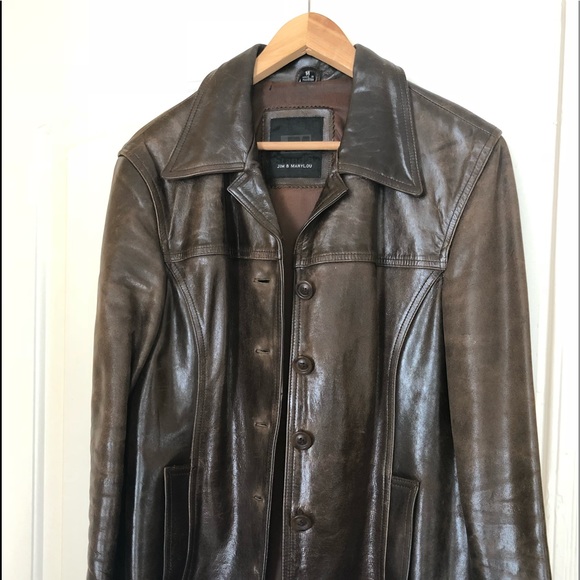 rustic leather jacket